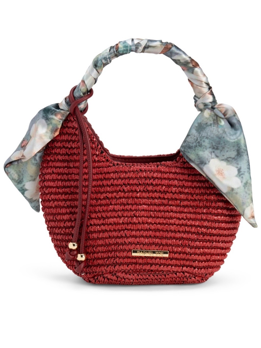 RACHEL ZOE Shoulder Bag With Scarf Wrapped Handle